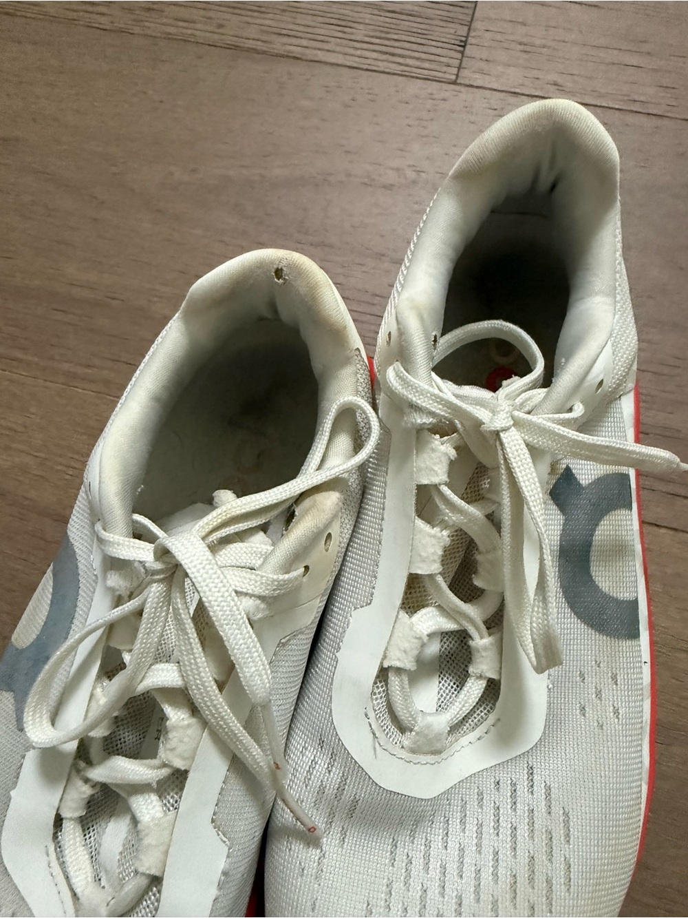 On Cloudmonster Women’s 8.5 White Orange Running Shoes - Picture 5 of 10
